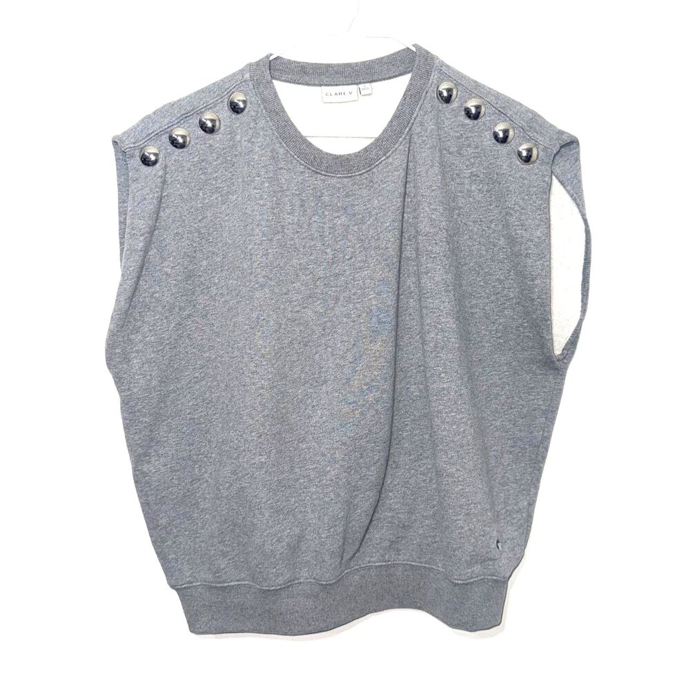 Clare V. Le Vest W Studs - Graymelange S - Picture 4 of 9